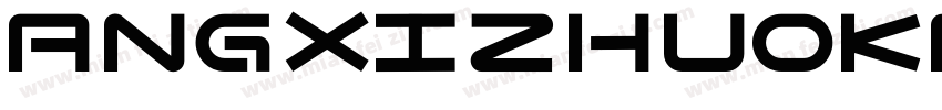angxizhuokai Regular字体转换
